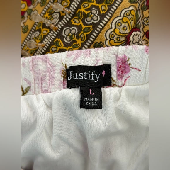 NWOT Strapless Pink Floral rose design maxi Dress - Picture 6 of 6